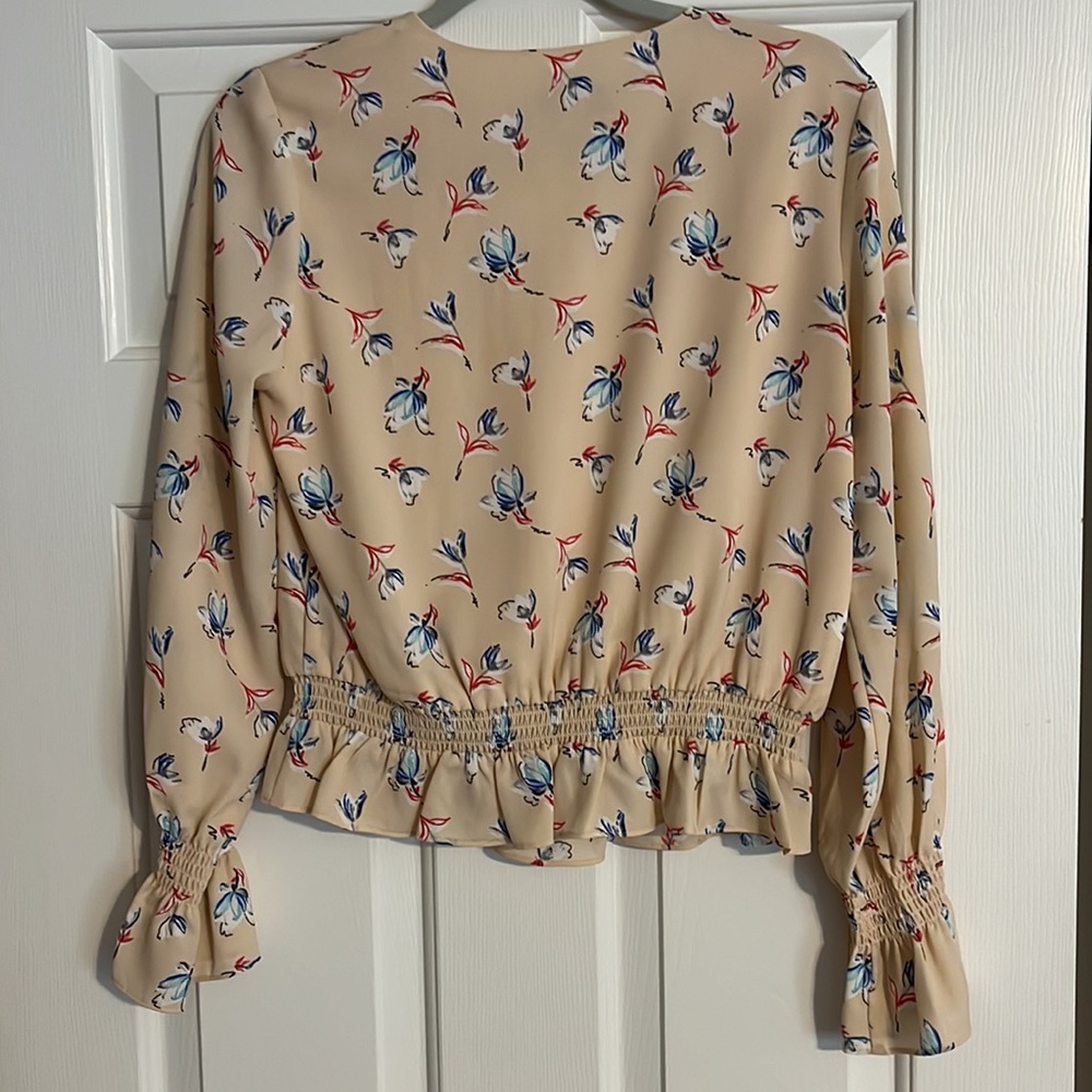 Scripted crop blouse - Picture 6 of 7